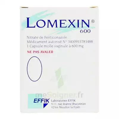 Lomexin 600 Mg Caps Molle Vaginale Plq/1 à Courbevoie