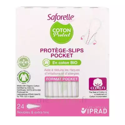 Saforelle Coton Protect Protège-slip Pocket B/24 à Courbevoie