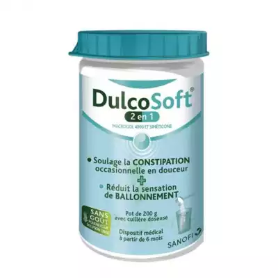 Dulcosoft 2 En 1 Constipation Et Ballonnement Poudre à Diluer Fl/200g à Courbevoie